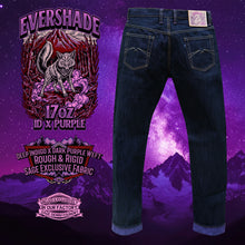 Load image into Gallery viewer, Evershade 17oz Unsanforized Deep Indigo x Purple Denim