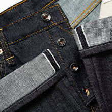 Load image into Gallery viewer, Origin Raw : Sterling 15oz Unsanforized Deep Indigo Silver Selvedge Denim