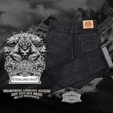 Load image into Gallery viewer, Origin Raw : Sterling 15oz Unsanforized Deep Indigo Silver Selvedge Denim