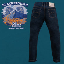 Load image into Gallery viewer, Blackstorm II 21oz Unsanforized Deep Indigo x Black