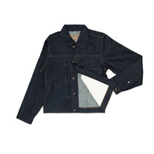 Load image into Gallery viewer, Machinist Type I 14oz Deep Indigo Denim Jacket