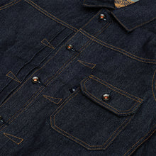 Load image into Gallery viewer, Machinist Type I 14oz Deep Indigo Denim Jacket