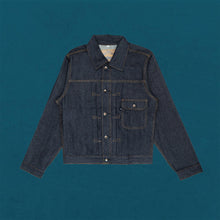 Load image into Gallery viewer, Machinist Type I 14oz Deep Indigo Denim Jacket