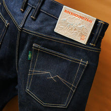 Load image into Gallery viewer, Sage Denim Rockhound 24oz Unsanforized Deep Indigo x Brown