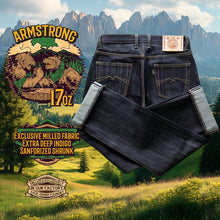 Load image into Gallery viewer, Armstrong 17oz Sanforized Extra Deep Indigo Selvedge