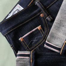 Load image into Gallery viewer, Armstrong 17oz Sanforized Extra Deep Indigo Selvedge
