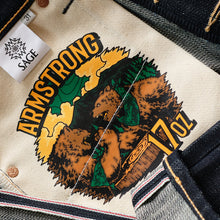Load image into Gallery viewer, Armstrong 17oz Sanforized Extra Deep Indigo Selvedge
