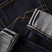 Load image into Gallery viewer, Armstrong 17oz Sanforized Extra Deep Indigo Selvedge