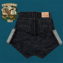 Load image into Gallery viewer, Easthawk 16oz Sanforized Extra Deep Indigo Selvedge