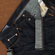 Load image into Gallery viewer, Easthawk 16oz Sanforized Extra Deep Indigo Selvedge