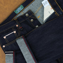 Load image into Gallery viewer, Origin Series : Rex 14oz Sanforized Extra Deep Indigo Selvedge