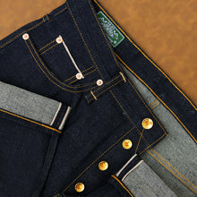 Load image into Gallery viewer, Origin Series : Gold Edition 14oz Sanforized Deep Indigo