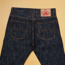 Load image into Gallery viewer, Origin Series : Redstride 14oz Sanforized Deep Indigo Sparkling Red Selvedge