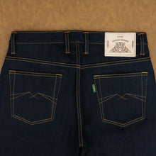 Load image into Gallery viewer, Origin Series : Rockslide 14oz Sanforized Deep Indigo x Brown