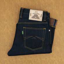 Load image into Gallery viewer, Origin Series : Rockslide 14oz Sanforized Deep Indigo x Brown