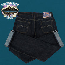 Load image into Gallery viewer, RIdgemaster 18oz Unsanforized Deep Indigo Selvedge
