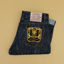 Load image into Gallery viewer, Sage Daybreak 21oz Unsanforized Extra Deep Indigo Selvedge Denim