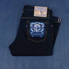 Load image into Gallery viewer, Sage Denim Duskhill 18oz Unsanforized Deep Indigo x Indigo
