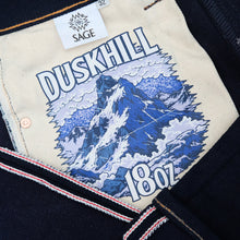 Load image into Gallery viewer, Sage Denim Duskhill 18oz Unsanforized Deep Indigo x Indigo