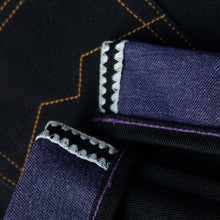 Load image into Gallery viewer, Sage Denim Genesis Series : 14oz Deep Indigo x Purple Weft Projectile Loomed Denim