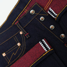 Load image into Gallery viewer, Sage Denim Genesis Series : 14oz Deep Indigo x Red Weft Projectile Loomed Denim