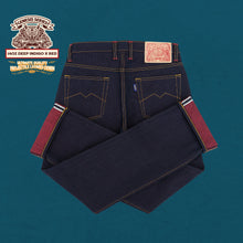 Load image into Gallery viewer, Sage Denim Genesis Series : 14oz Deep Indigo x Red Weft Projectile Loomed Denim