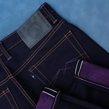 Load image into Gallery viewer, Sage Denim Nightwind 19oz Sanforized Deep Indigo x Purple