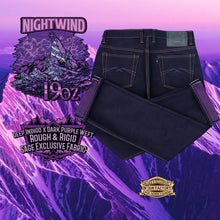 Load image into Gallery viewer, Sage Denim Nightwind 19oz Sanforized Deep Indigo x Purple