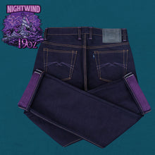 Load image into Gallery viewer, Sage Denim Nightwind 19oz Sanforized Deep Indigo x Purple