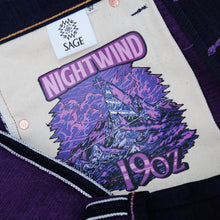 Load image into Gallery viewer, Sage Denim Nightwind 19oz Sanforized Deep Indigo x Purple