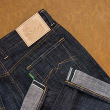 Load image into Gallery viewer, Sage Denim Origin Raw : Gravelstone 14oz Unsanforized Deep Indigo