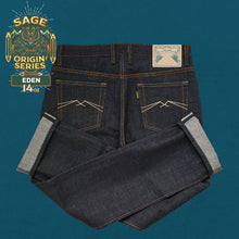Load image into Gallery viewer, Sage Denim Origin Series : Eden 14oz Sanforized Deep Indigo
