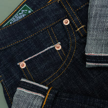 Load image into Gallery viewer, Sage Denim Origin Series Highfront 14oz Sanforized Deep Indigo