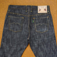 Load image into Gallery viewer, Sage Denim Origin Series : Hillstrike 14oz Sanforized Deep Indigo Irregular Slub