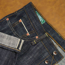 Load image into Gallery viewer, Sage Denim Origin Series : Hillstrike 14oz Sanforized Deep Indigo Irregular Slub