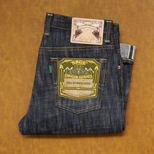 Load image into Gallery viewer, Sage Denim Origin Series : Hillstrike 14oz Sanforized Deep Indigo Irregular Slub