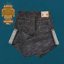 Load image into Gallery viewer, Sage Denim Origin Series : Hillstrike 14oz Sanforized Deep Indigo Irregular Slub