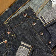 Load image into Gallery viewer, Sage Denim Origin Series : Hillstrike 14oz Sanforized Deep Indigo Irregular Slub