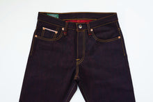 Load image into Gallery viewer, Sage Denim Origin Series : Sunbreak 14oz Sanforized Deep Indigo x Red