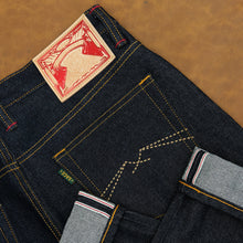 Load image into Gallery viewer, Sage Denim Origin Series Valleyman 14oz Sanforized Deep Indigo Painted Arcuate