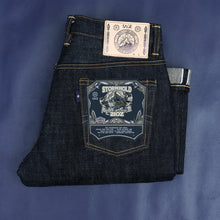 Load image into Gallery viewer, Sage Denim Stormhold 21oz Unsanforized Deep Indigo
