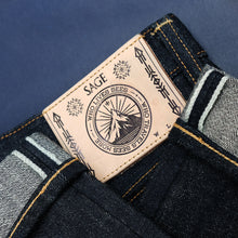 Load image into Gallery viewer, Sage Denim Stormhold 21oz Unsanforized Deep Indigo