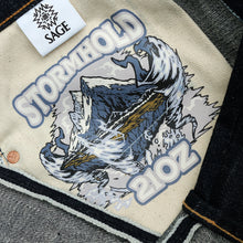 Load image into Gallery viewer, Sage Denim Stormhold 21oz Unsanforized Deep Indigo