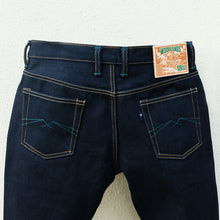 Load image into Gallery viewer, Sage Denim Woodlands 18oz Unsanforized Deep Indigo x Green