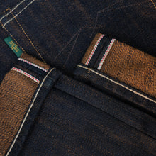 Load image into Gallery viewer, Sage Greatmire 19oz Unsanforized Deep Indigo x Soil Brown Selvedge Denim