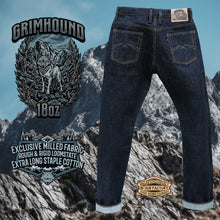 Load image into Gallery viewer, Sage Grimhound 18oz Unsanforized Deep Indigo Selvedge Denim