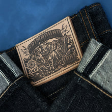 Load image into Gallery viewer, Sage Grimhound 18oz Unsanforized Deep Indigo Selvedge Denim