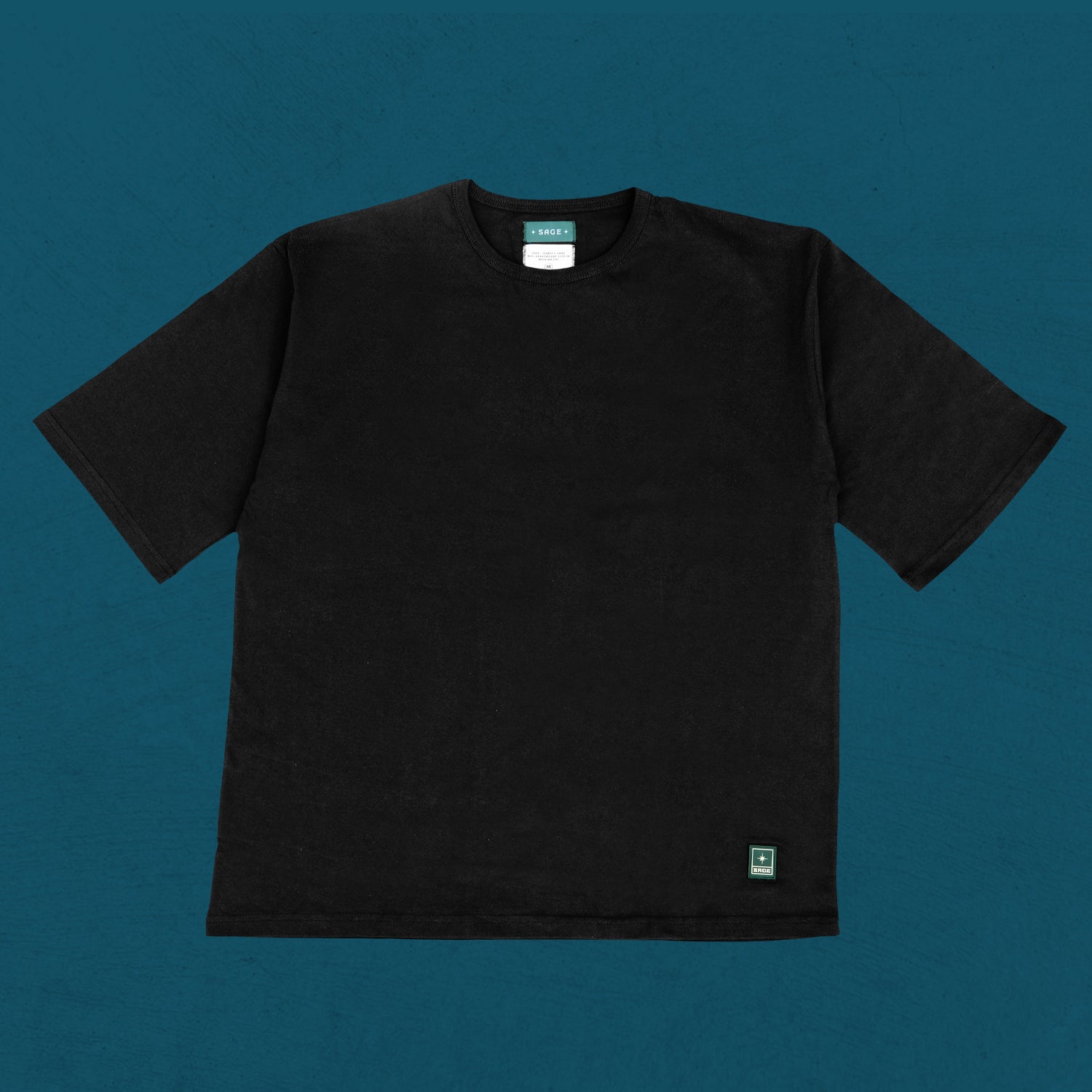 Sage Staple T-Shirt Midnight Black