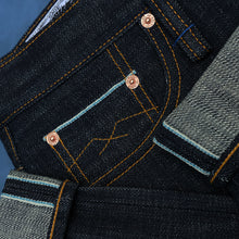 Load image into Gallery viewer, Sage Wavestone 16oz Sanforized Deep Indigo Selvedge Denim