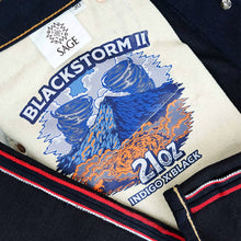 Load image into Gallery viewer, Blackstorm II 21oz Unsanforized Deep Indigo x Black